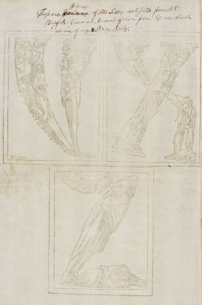 The same page from above seen from the opposite side; the impresion much faded.