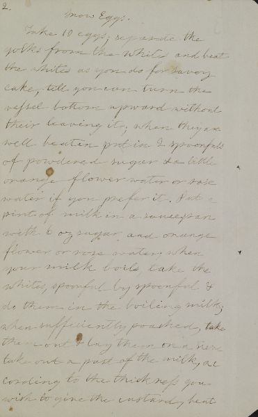 Handwritten journal page