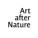 Word art reading “Art after Nature”
