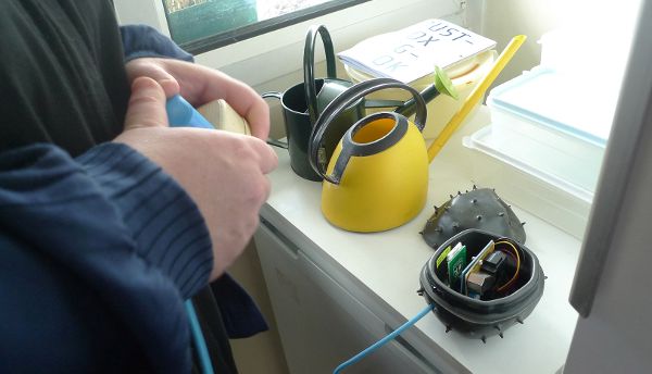 Installing and repairing Dustbox monitor in Pepys, Southeast London.