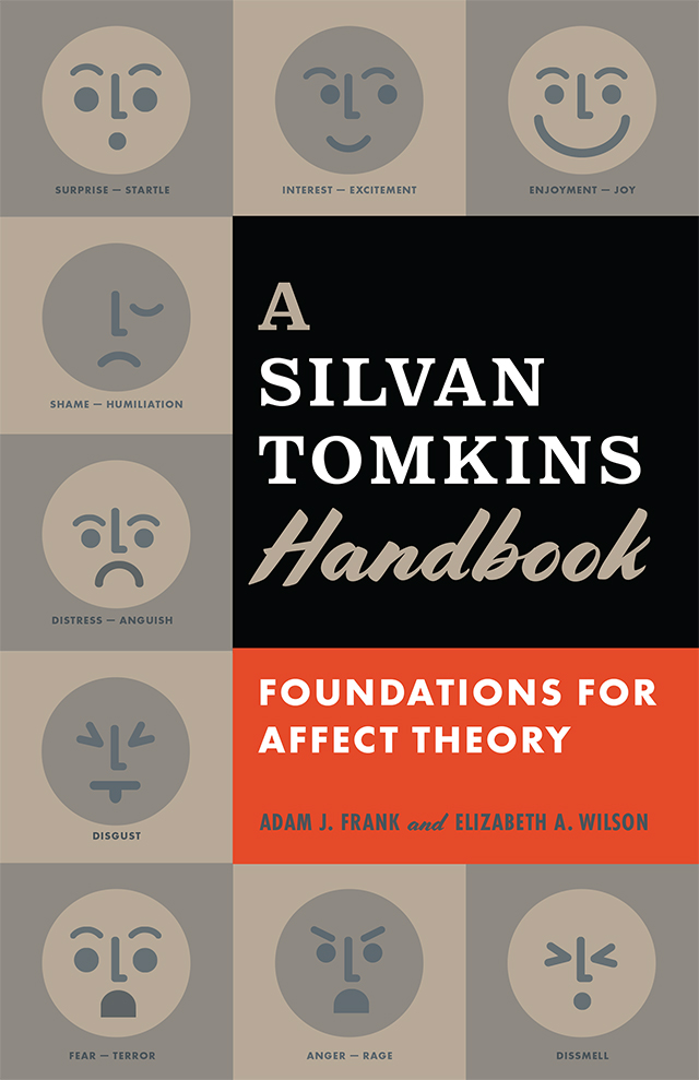 The cover image is a grid of square containers. The two primary showcase the title and subtitle. The others, which surround the text, depict emoticons and their definitions (e.g., Suprise, Interest, Enjoyment).