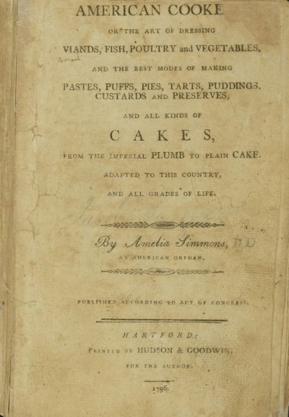 Letter pressed title page, dark ink on yellowing page