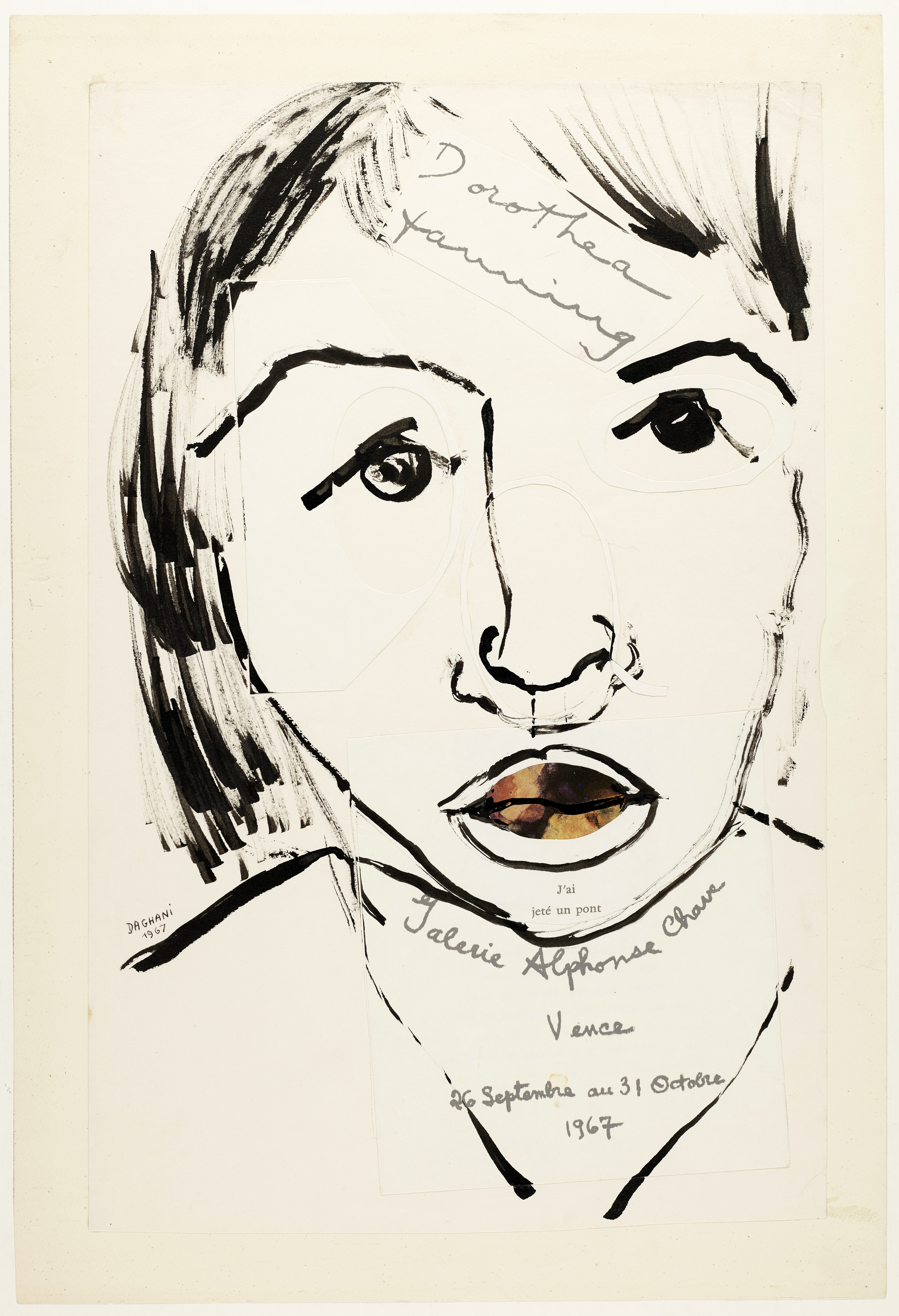 A woman’s face. Her lips are shades of brown.