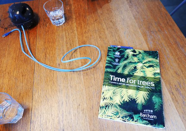 Tree selection guide used by members of Deptford Folk for tree-planting campaign.