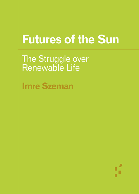 Cover Page for Futures of the Sun featuring a series design with a yellow background.