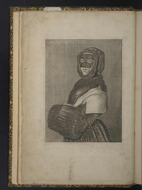 Photograph of Hollar’s “Winter Woman” plate repurposed in *Theophila* (1652)