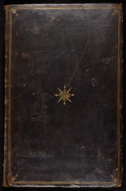 Photograph of a leather binding made at Little Gidding